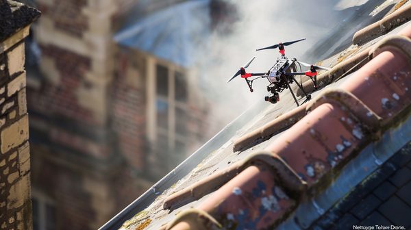 Dépoussiérez votre toit avec nettoyage toiture drone